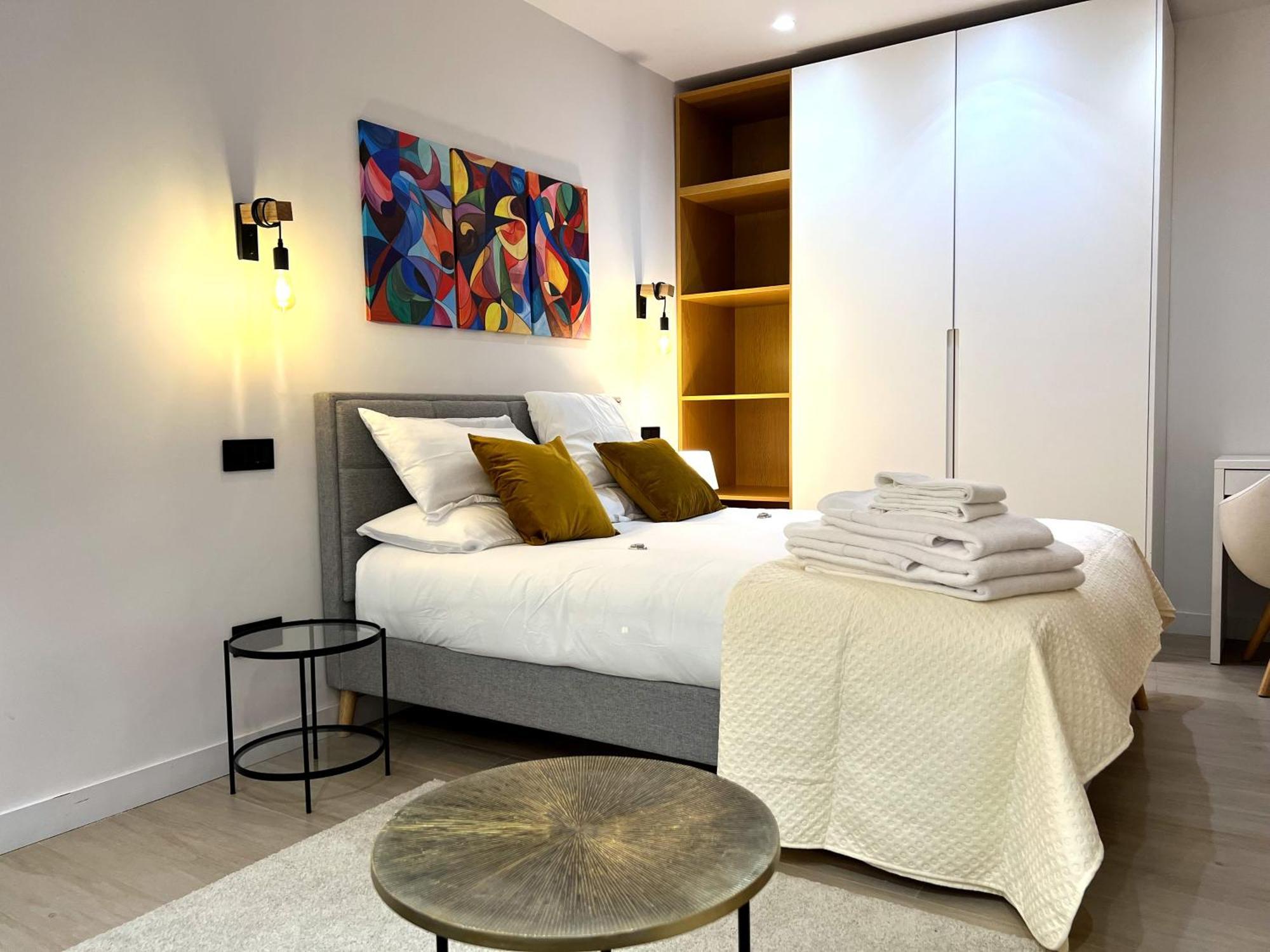 马德里Duplex Moderno Y Acogedor Junto A Atocha公寓 外观 照片