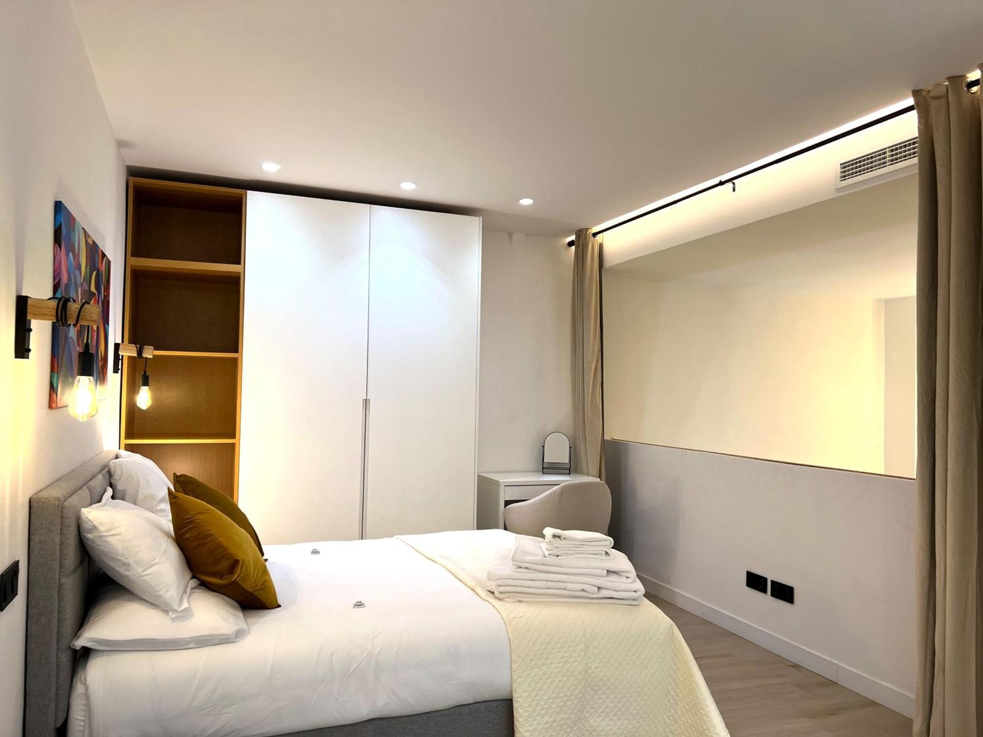 马德里Duplex Moderno Y Acogedor Junto A Atocha公寓 外观 照片