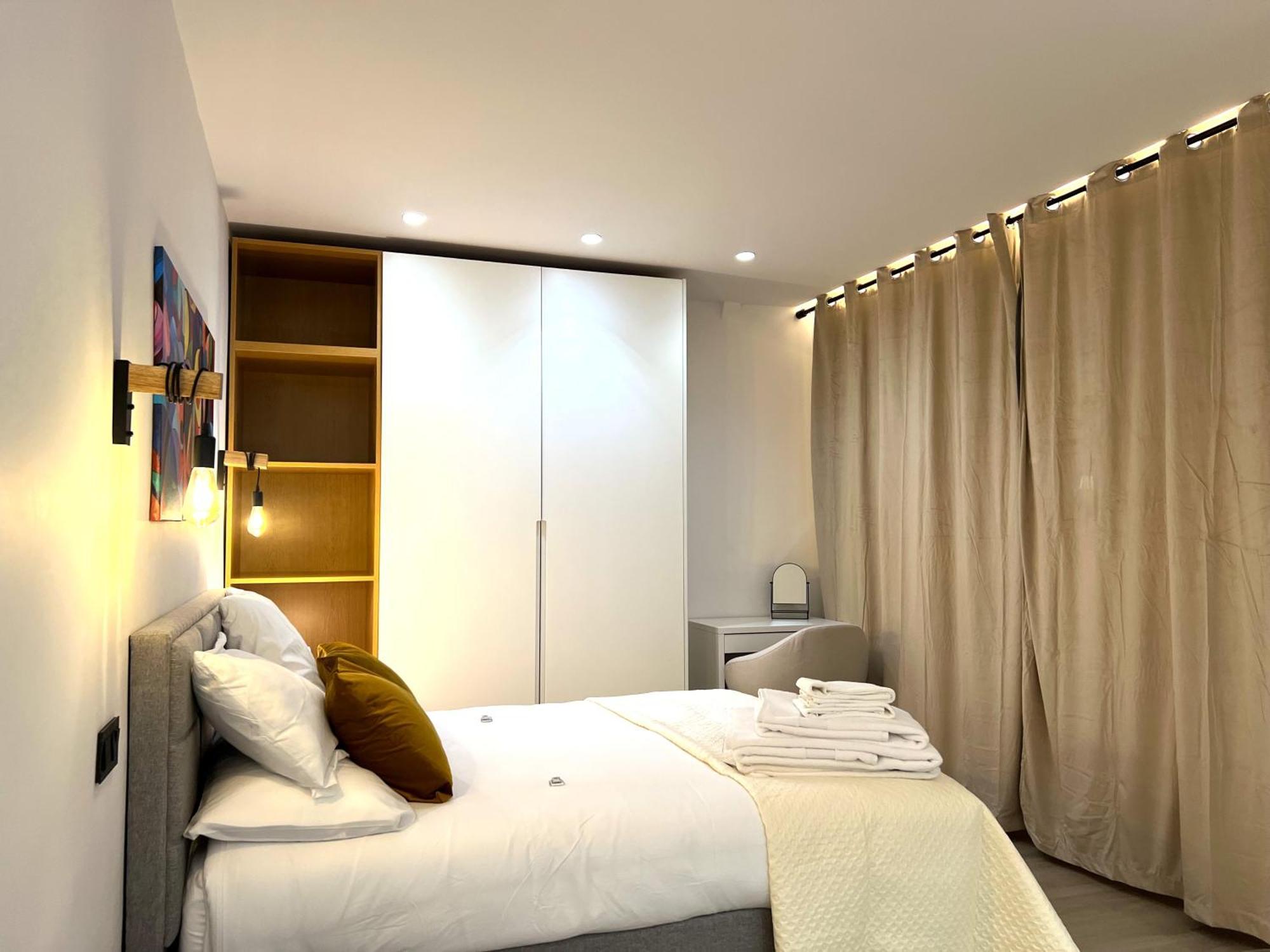 马德里Duplex Moderno Y Acogedor Junto A Atocha公寓 外观 照片