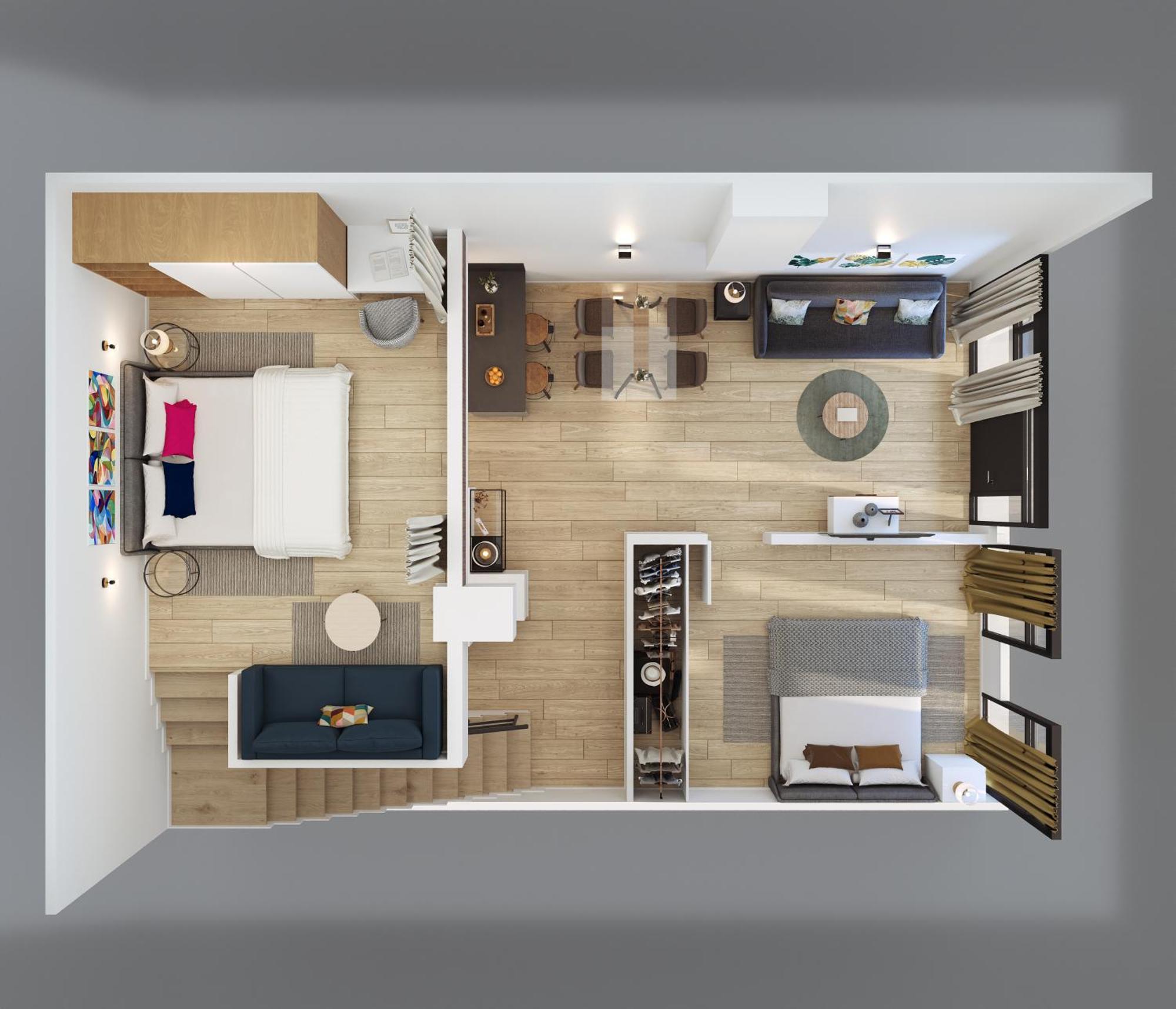 马德里Duplex Moderno Y Acogedor Junto A Atocha公寓 外观 照片
